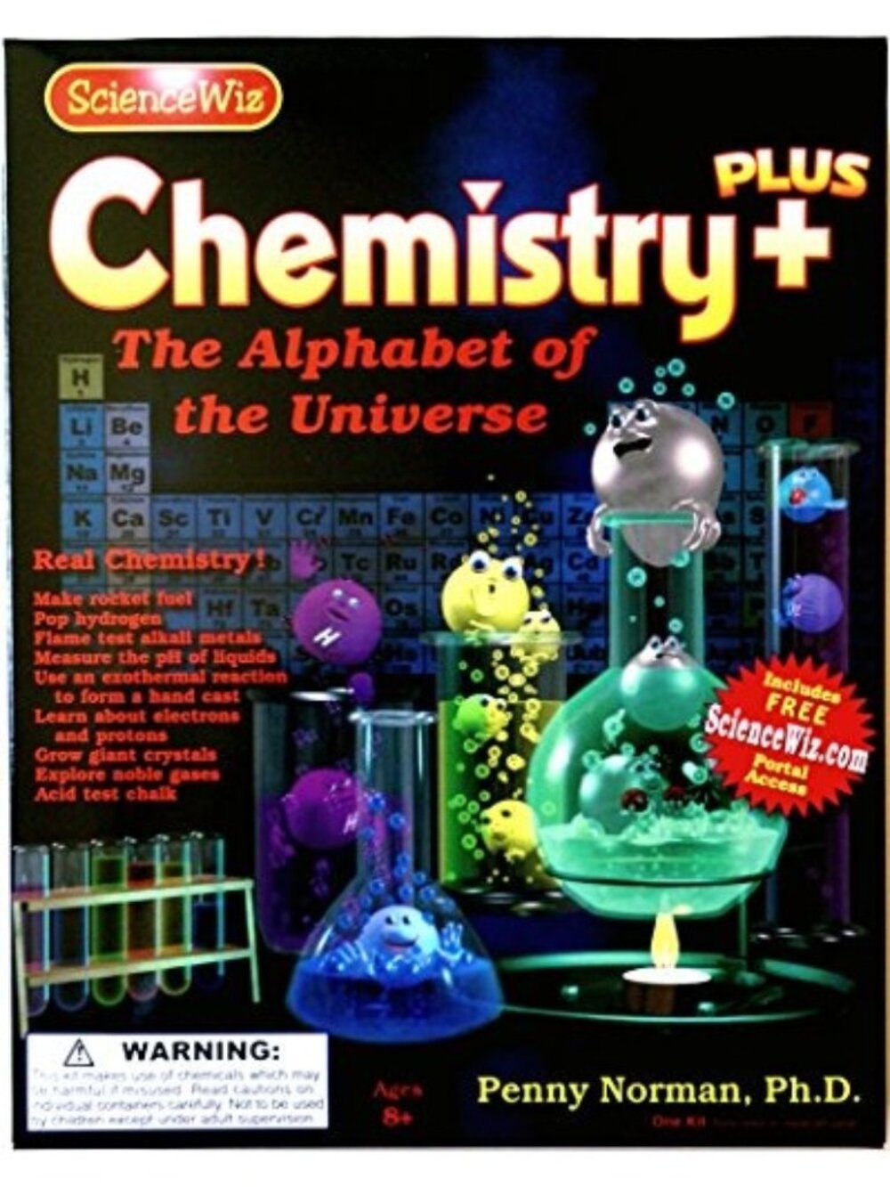 ScienceWiz Chemistry‎ Plus Kit For Kids Age 8+ New